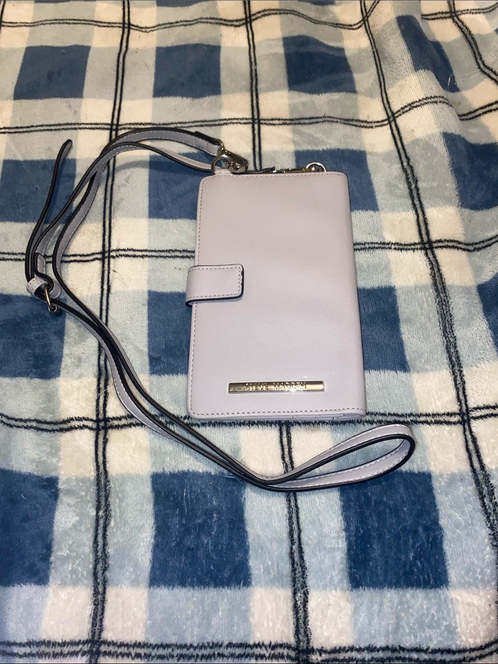 Steve Madden Light Lavender Crossbody Wallet